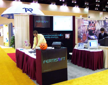 Kiosque FertiSoft à ASRM Orlando Octobre 2001