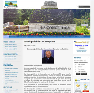 Site de la municipalité de La Conception